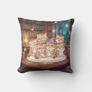 Knuffel Tijger Verhalen Bibliotheek Kussen