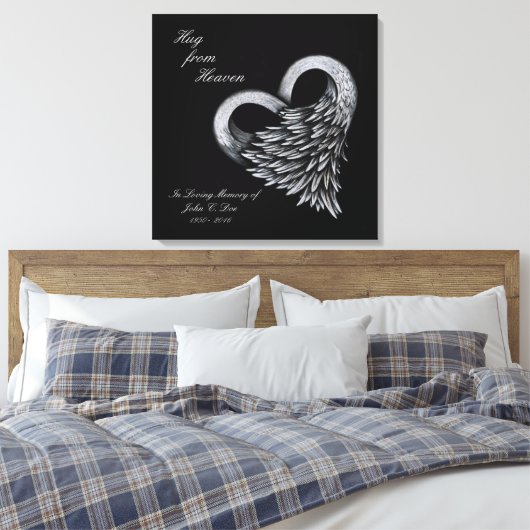 Knuffel uit de hemel Print op Canvas (Insitu (Slaapkamer))