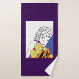 KNUFFELAARSTER BADHANDDOEK