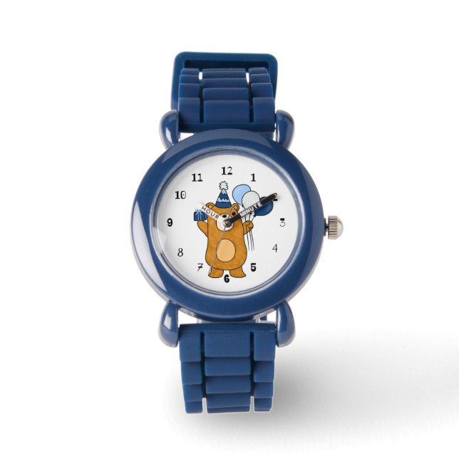 Knuffelbeer Horloge (Voorkant)