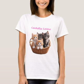 Knuffelbemanningskitten T-shirt
