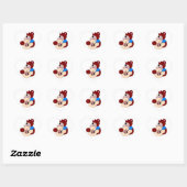 Knuffelberen Hart Sticker (Vel)