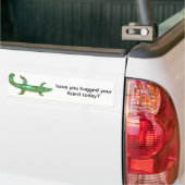 knuffelde je hagedis bumpersticker (Op Truck)