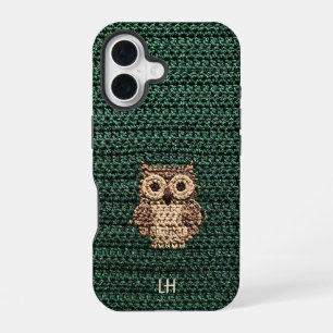 Knuffeldekentje Haak Uil Garens Aangepaste Naam In iPhone 16 Hoesje