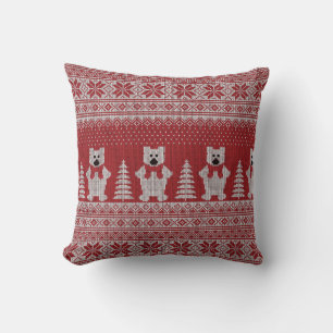 Knuffeldekentje met Poolse kerstbeer Kussen
