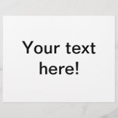 Knuffeldieren Flyer (Achterkant)