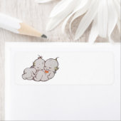 Knuffelen Kewpies Adresetiketten Etiket (Insitu)