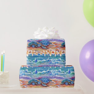 Knuffelen Zee Schildpadden Hawaiian Honu Cadeaupapier
