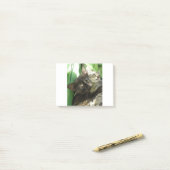 Knuffelende jonge katjes post-it® notes (Op bureau)