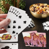 Knuffelende Kamelen Pokerkaarten (Insitu)