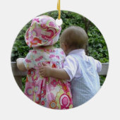 Knuffelig Baby Beste Vrienden Ornament (Achterkant)