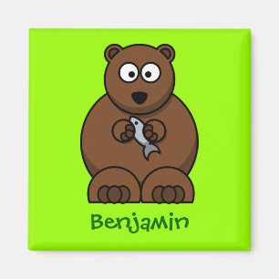 Knuffelig beer magneet