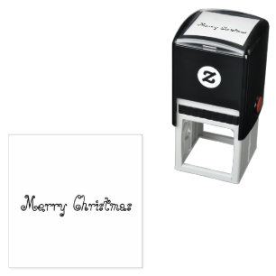 Knuffelig en helder Kerstmis Zelfinktende Stempel