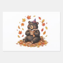 Knuffelige Halloween Pompoen Speculaas Beer T-Shir