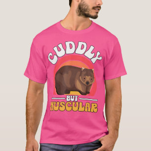Knuffelige maar gespierde mooie Australië Wombats T-shirt