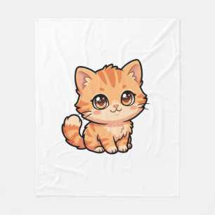 Knuffelige Oranje Tabby Poes Dekens