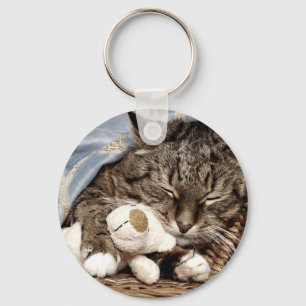 knuffelkat sleutelhanger