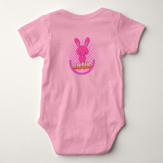Knuffelkonijn Romper (Achterkant)