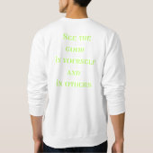 Knuffelliefhebber schattig sweatshirt (Achterkant)