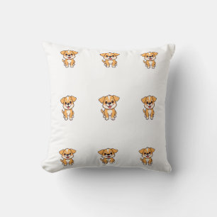 Knuffelpatroon met hondenjongen opwerpillow kussen
