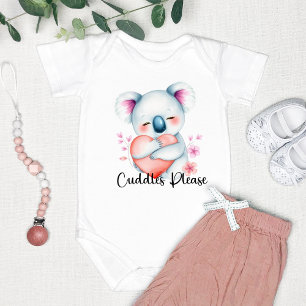 "Knuffels alsjeblieft" Schattig Koala Beer Romper