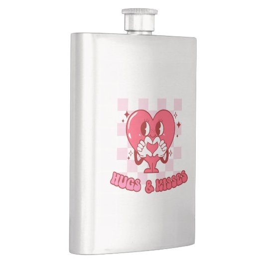 "Knuffels en kusjes" | Schattige & Liefdevol Roze  Flacon (Rechts)