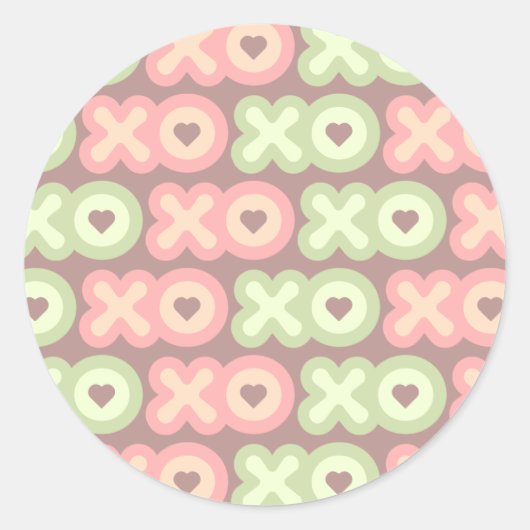 Knuffels en kusjes sticker (Voorkant)