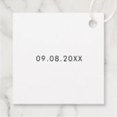 Knuffels en kusjes van de heer en mevrouw Label, B Bedankjes Labels (Achterkant)