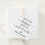 Knuffels en kusjes van de heer en mevrouw Label, B Bedankjes Labels (In situ)