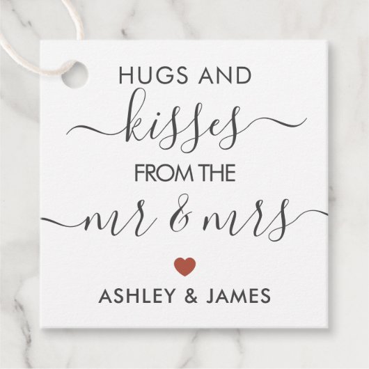 Knuffels en kusjes van de heer en mevrouw Label Te (Voorkant)