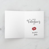 Knuffels en Kussen | Lippen | VALENTIJNSDAG Feestdagen Kaart (Binnen)