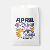 Knuffels en natte neuzen - Schattigee honden- en k Bedankzakje (Voorkant)