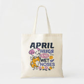 Knuffels en natte neuzen - Schattigee honden- en k Tote Bag (Voorkant)