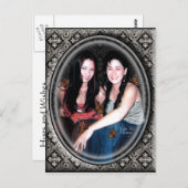 Knuffels en wensen van Butterfly Kisses Briefkaart (Voorkant / Achterkant)