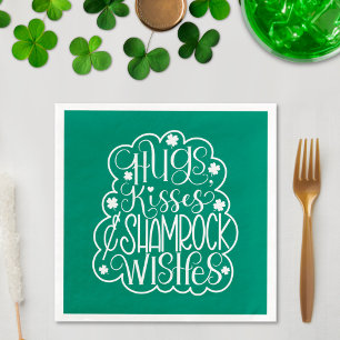 Knuffels, Kisses & Shamrock Wensen St. Patrick's D Servet
