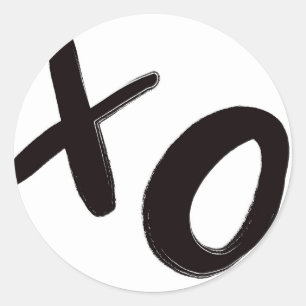 Knuffels & Kisses XO Ronde Stickers