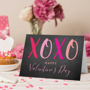 Knuffels & Kisses (XOXO) Moderne Valentijnsdag Feestdagen Kaart