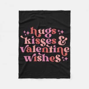 Knuffels Kusjes En Valentijnswensen Grappige Valen Fleece Deken