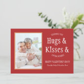 Knuffels & Kusjes Fotokaart Feestdagenkaart (Staand voorkant)