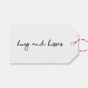 Knuffels & Kusjes   Minimalistische Romantische Va Cadeaulabel