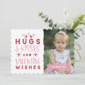 Knuffels & Kussen & Valentijnswensen Feestdagenkaart (Staand voorkant)