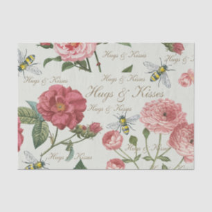 Knuffels & Kussen Wilde Bloemen en Honingbijen     Tissuepapier
