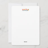 Knuffels, natte neuzen en voorjaarsvibes - speels  feestdagenkaart (Achterkant)