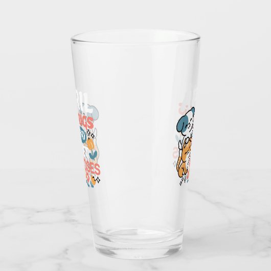 Knuffels, natte neuzen en voorjaarsvibes - speels glas (Links)