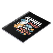 Knuffels, natte neuzen en voorjaarsvibes - speels  notitieboek (Linkerzijde)