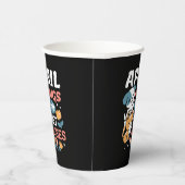 Knuffels, natte neuzen en voorjaarsvibes - speels papieren bekers (Rechts)