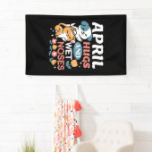 Knuffels, natte neuzen en voorjaarsvibes - speels spandoek (Insitu)