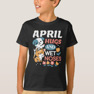 Knuffels, natte neuzen en voorjaarsvibes - speels  t-shirt