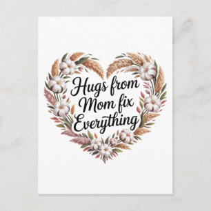 Knuffels van mama lossen alles op briefkaart