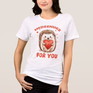 Knuffels Voor Jou, Hart Van Een Cute Egel  Tri-Blend Shirt